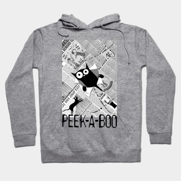 Peek a boo hoodie top